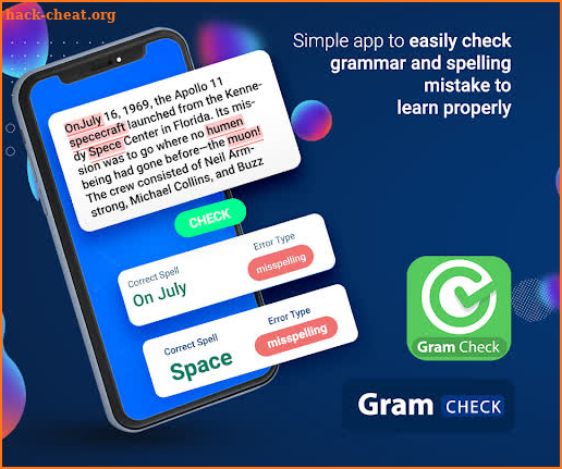 GramCheck : Grammar, Spelling & Sentence Checker screenshot