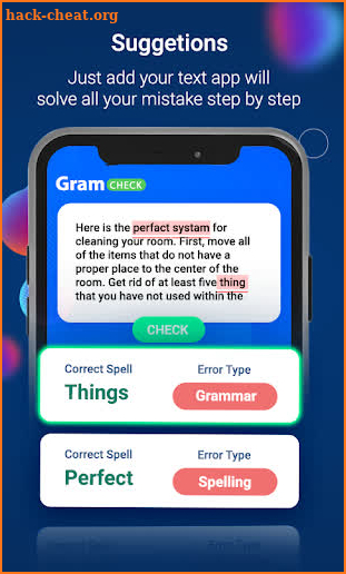 GramCheck : Grammar, Spelling & Sentence Checker screenshot