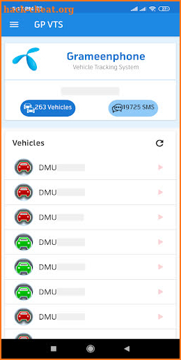 Grameenphone Vehicle Tracking screenshot