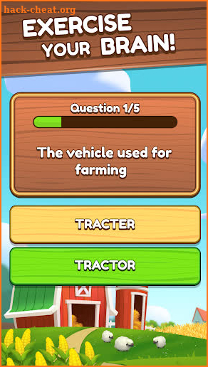 Grammar Challenge: Farm screenshot