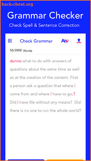 Grammar Checker, Check Spell & Sentence Correction screenshot