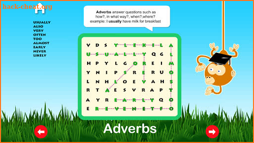 Grammar Word Search screenshot