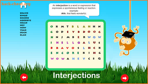 Grammar Word Search screenshot