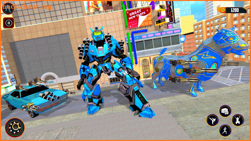 Grand Angry Bull Robot Car Transforming Games 2021 screenshot