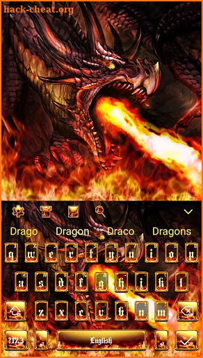 Grand Dragon Flame Keyboard screenshot
