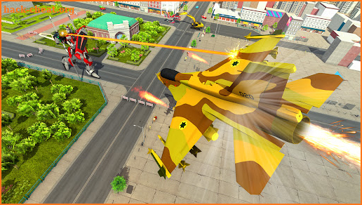 Grand Excavator Car Robot Game screenshot