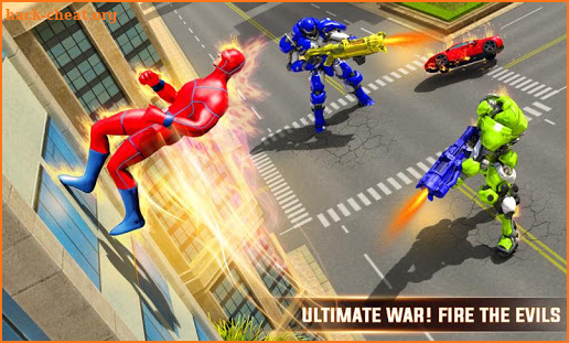 Grand Fire Robot Hero Fighting: Flying Robot Games screenshot