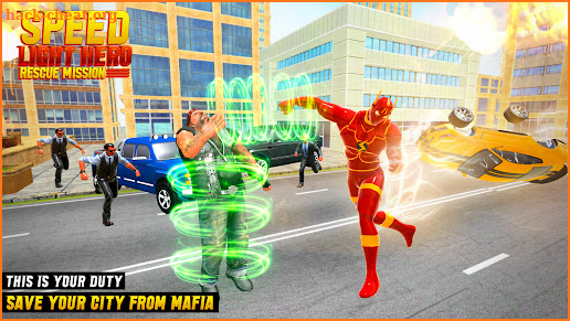 Grand Flashhero Superhero Mission screenshot