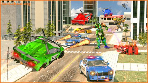 Grand Flying Car Robot Transform War: Robot Games screenshot