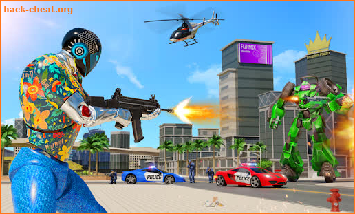 Grand Gangster Robot Crime City Rescue Robot Games screenshot