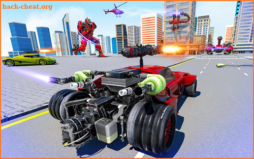 Grand Gorilla Robot Transform Car:Helicopter Robot screenshot