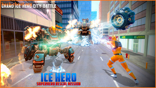 Grand Ice Superhero : Fire Hero Battle screenshot