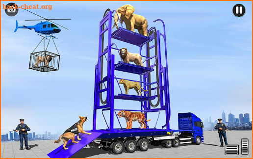 Grand Police Animal Transport Truck screenshot