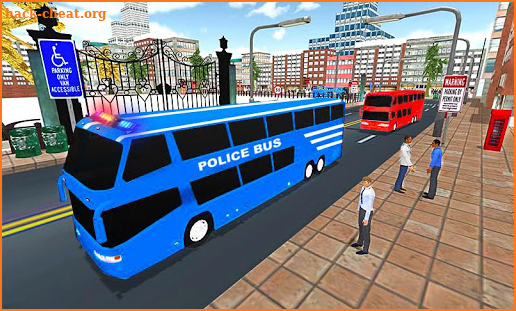 Grand Police Bus Parking screenshot
