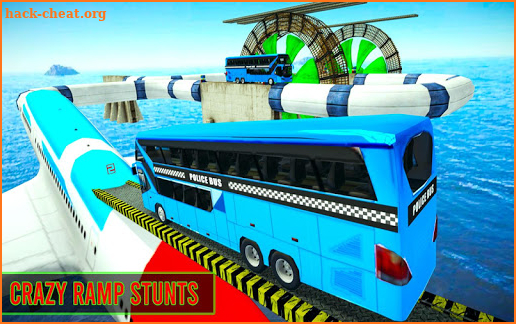 Grand Police Bus Ramp Stunts Simulator screenshot