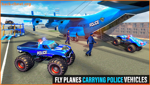 Grand Police Monster Truck Transport screenshot