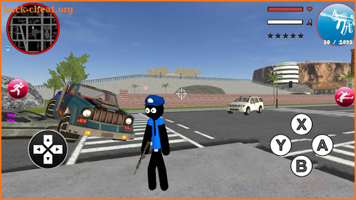 Grand Police Stickman Rope Hero Vegas Gangstar screenshot
