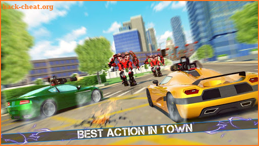Grand Robot Car Crime Battle Simulator screenshot