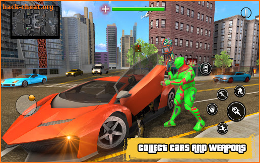 Grand Robot Gangster Miami City Auto Theft screenshot
