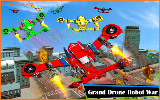 Grand Robot Hero Transform: Drone Car Robot Games screenshot