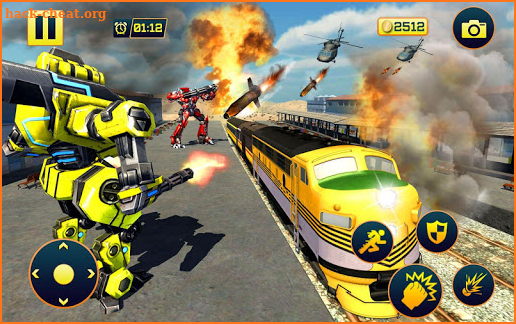 Grand Robot Train Transformation screenshot