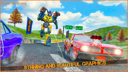 Grand Robot Transform Racing screenshot