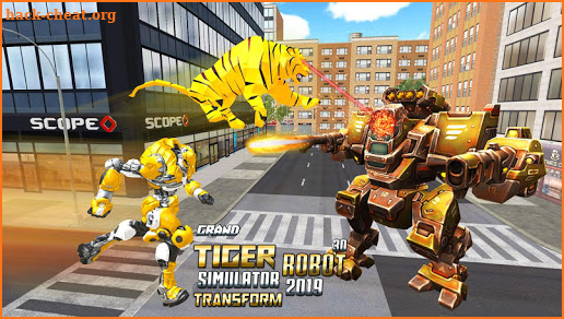 Grand Robot Transformation Tiger : Robot Car screenshot