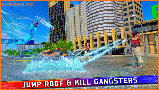 Grand Rope Hero Crime City - Flying Ice Hero Game screenshot