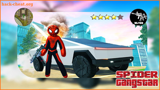 grand Spider Stickman Rope Hero Gangstar auto-thef screenshot