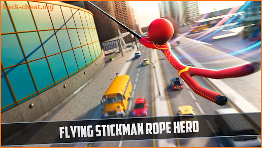 Grand Stickman Rope Hero Crime City screenshot