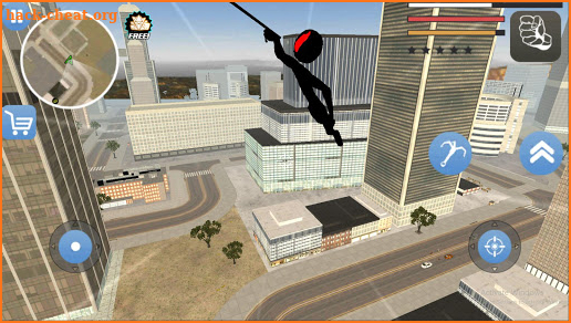 Grand Stickman Theft Rope Hero screenshot