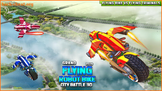 Grand Super Robot Flying Fight 3D screenshot