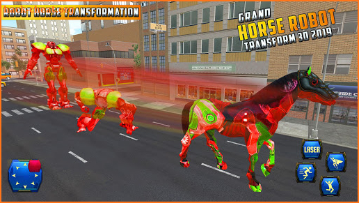 Grand Super Robot Horse City Battle screenshot