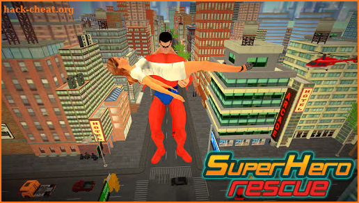 Grand Superhero Flying Robot : City Rescue Mission screenshot