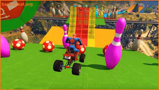 Grand Superhero Pro ATV Quad Racing screenshot