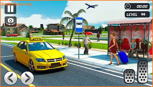 Grand Taxi Game 2021 - City Cab Taxi Driving Games screenshot