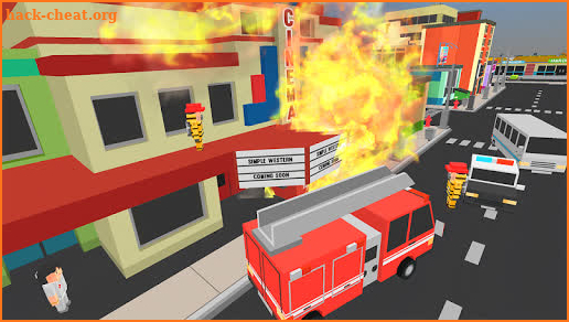 Grand Toon City Robot Fire Fighter Rescue Mission screenshot