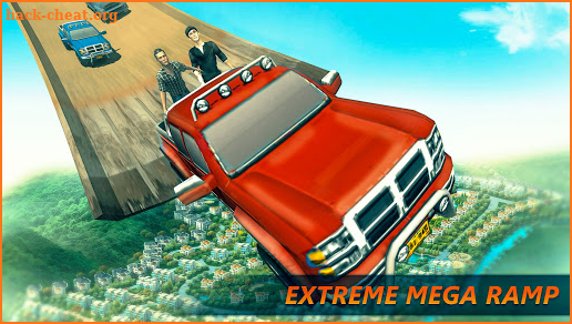 Grand Truck Mega Ramp Stunt Racing Simulator screenshot