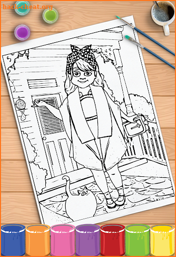 Grandma Drawing ColorBook screenshot
