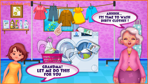 Grandmother’s Little Helper: Messy Home Cleaning screenshot