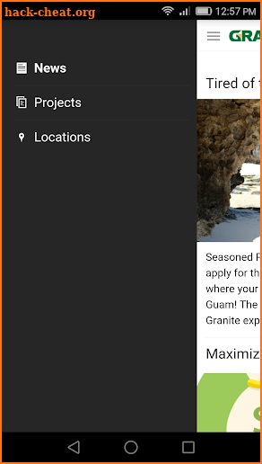 Granite Construction News App screenshot