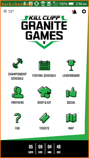 Granite Games Event Guide screenshot