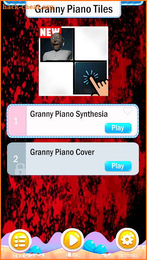 Granny Piano Tiles screenshot