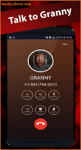 granny video call/chat game prank screenshot