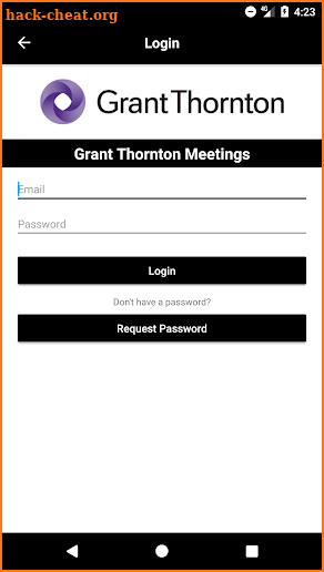 Grant Thornton Meetings screenshot