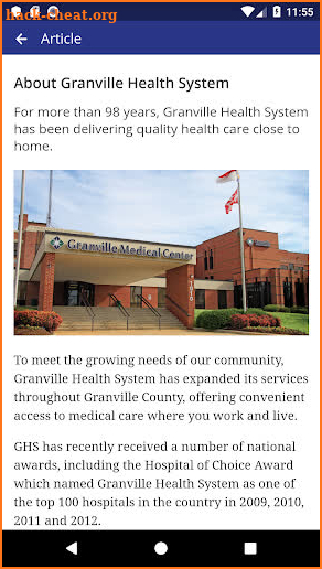 GranvilleOne - Granville Health screenshot