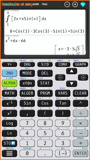 Graphing calculator 84 plus Emulator 84, 83, 89 screenshot