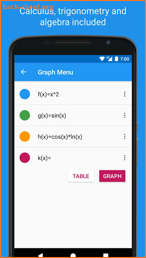 Graphing Calculator - Algeo | Free Plotting screenshot