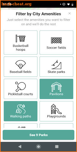 Grassy - The parks app screenshot