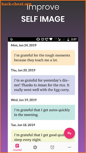 Gratitude: Personal Growth & Affirmations Journal screenshot